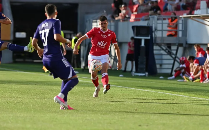 Zostrih zo zápasu 1. kola Niké ligy proti KFC Komárno